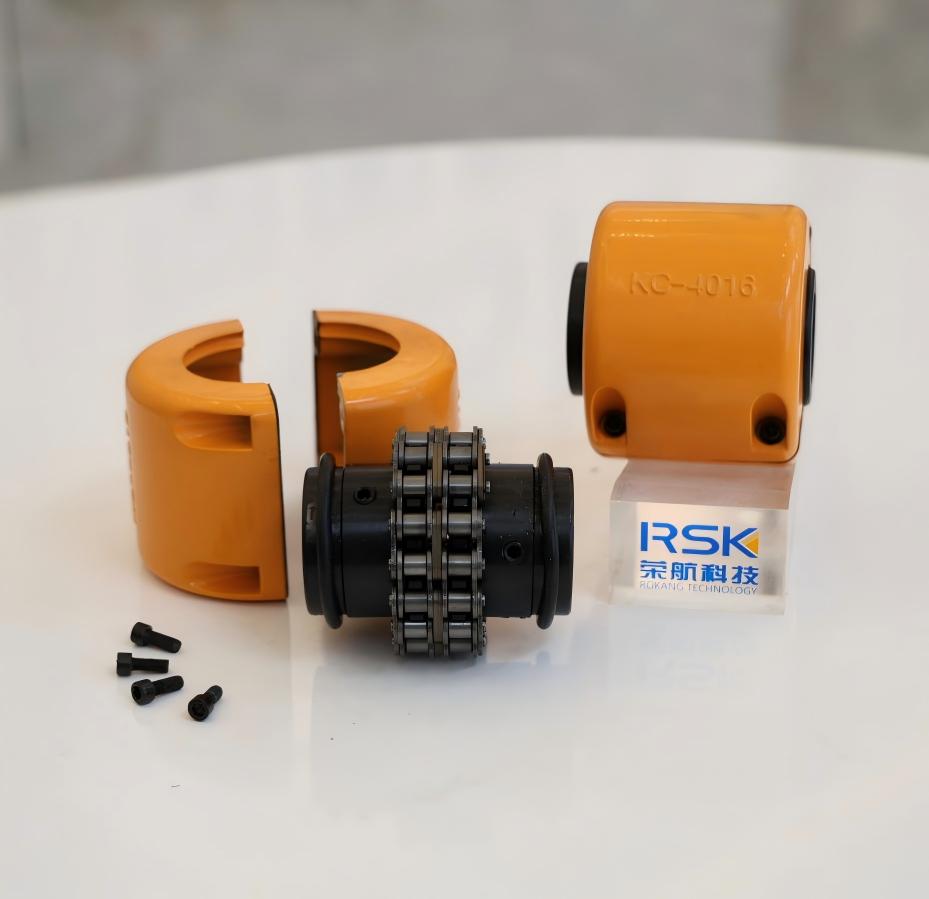 RSK-KC 動力伝達用チェーンカップリング 取り付けが簡単 アライメント要件が低い